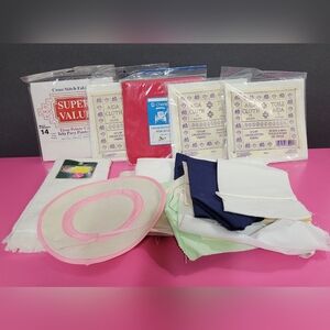 Vintage Bundle Cross Stitch Aida Fabric (0532)